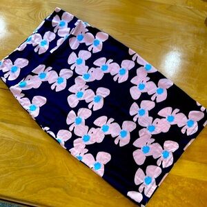 Ava Sky Fighting Eel Zinnia Pencil Skirt